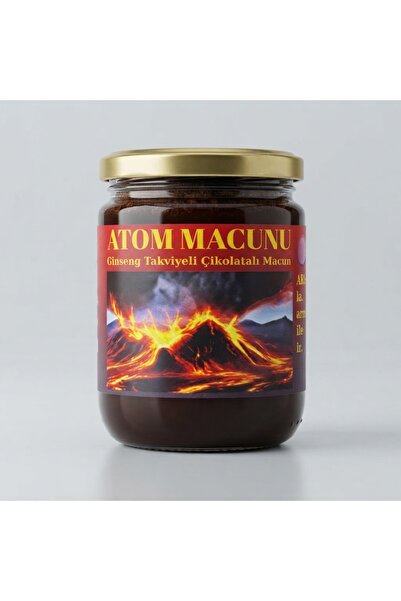 NATUREL Atom Macunu,Ginseng Takviyeli Çikolatalı Macun 240 gr Erkekler için