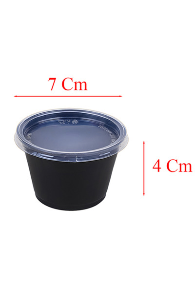 RITCO كرتون علب صوص اسود مقاس 4 اونص بالغطاء (2000 علبه/الكرتونة)