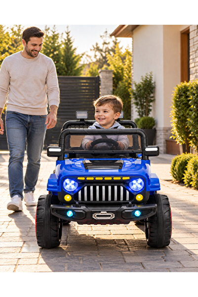 Storm Masina electrica tip SUV Off-Road pentru copii, tractiune integrala, ro...