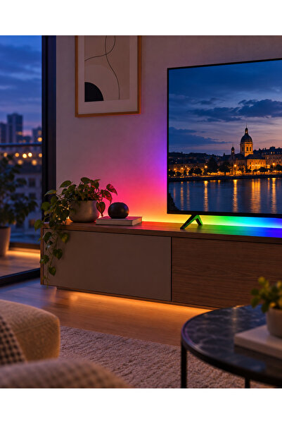 OEM Bandă LED Baltimore Digital LED Strip, 10 m, RGB și alb cald, telecomandă