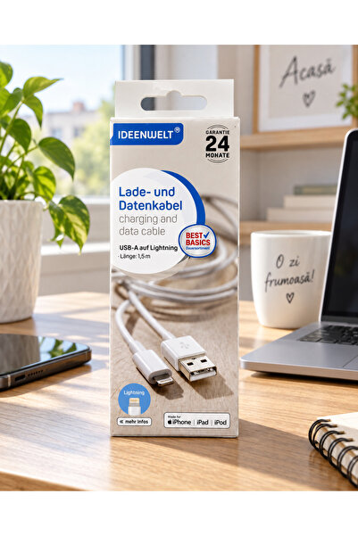 OEM Cablu USB-A la Lightning, 1,5 m
