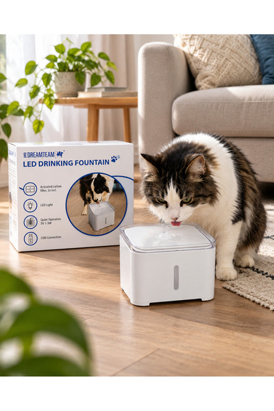 OEM Fântâna de apă LED pentru animale este soluția perfectă pentru
