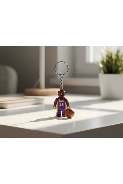 Genel Markalar Kobe Bryant Minifigür Anahtarlık