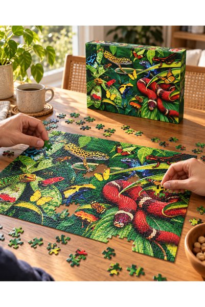 OEM Puzzle Jungle Animals, 1000 de piese
