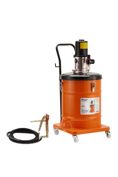 Lawazim Pro7 Pneumatic High Pressure Grease Pump 12L - Air Operated Mobile Lu...