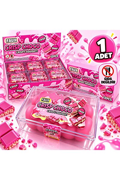 Genel Markalar Crisp Choco Crunch Çıtır Sukuşi Bitter Çikolata Sukuşi 1 Adet Yenilmez