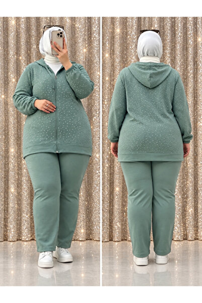 yessir Tesettür ikili takım tunik pantolon büyük beden