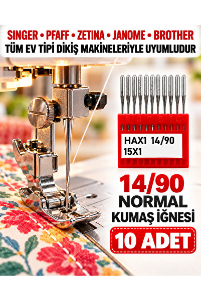 Swart SİNGER ZETİNA JANOME MOONSTAR BERNİNA HOMEMAX PFAFF 14 NUMARA DİKİŞ MAK...