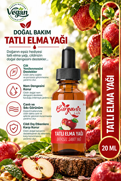 BiorganixLife Tatlı Elma Yağı 20 ml