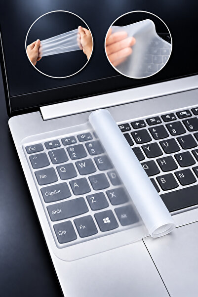 Boldy Su Geçirmez Klavye Koruyucu - Keyboard Silicone - Notebook Laptop Dizüs...