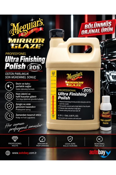 Meguiars 205 Ultra Fınıshıng Polısh Hare Giderici Cila Bölünmüş 100gr