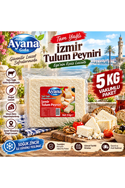 S.S. İĞDELİ TARIMSAL KALKINMA KOOPERATİFİ İğdeli İzmir Tulum Peyniri 5kg