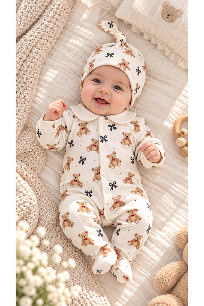 Unisex %100 Organik Pamuk Lacivert 2li Tulum Set