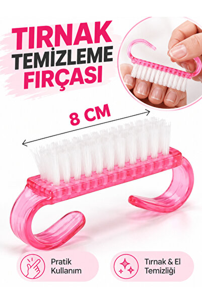 BİYUTREND Tırnak Fırçası/ Tırnak Temizleme Fırçası 8 Cm