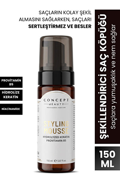 Şekillendirici Saç Köpüğü - Hidrolize Keratin Içerikli Şekillendirici Saç Köpüğü (150 ml)