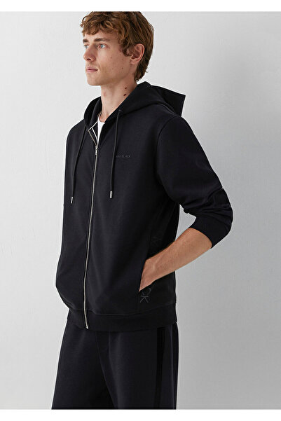 Mavi Kapüşonlu Siyah Sweatshirt 0S20093-900