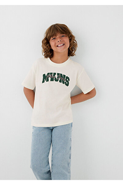 Mavi Mvjns Ecru T-Shirt Loose Fit / Relaxed Fit 6610487-70057
