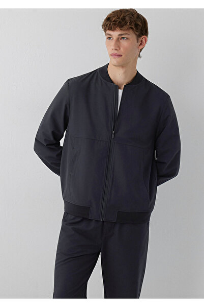 Mavi Spandex Siyah Bomber Ceket 0110901-71379