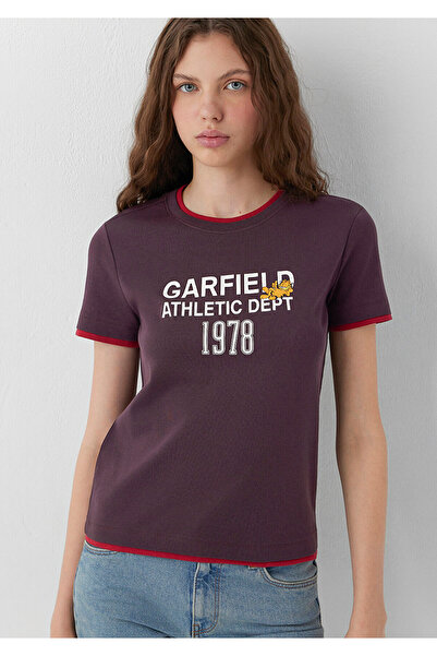 Mavi Garfield Baskılı Tişört Slim Fit / Dar Kesim 1620186-70223