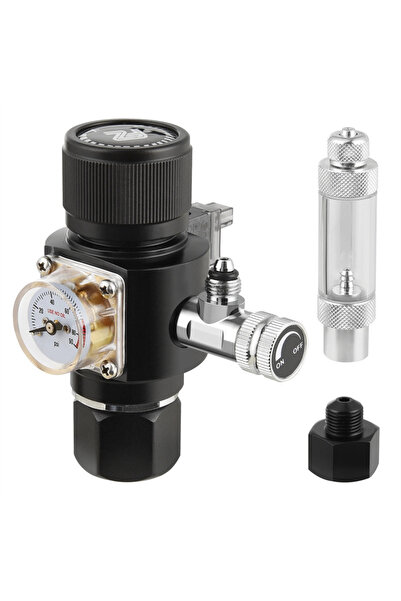 Choice W218 Fzone Mini Dual Stage Co2 Regulator Fish Tank Aquarium Solenoid V...