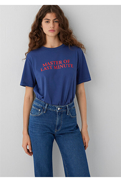 Mavi Master of Last Minute Baskılı Tişört Regular Fit / Normal Kesim 1614145-...