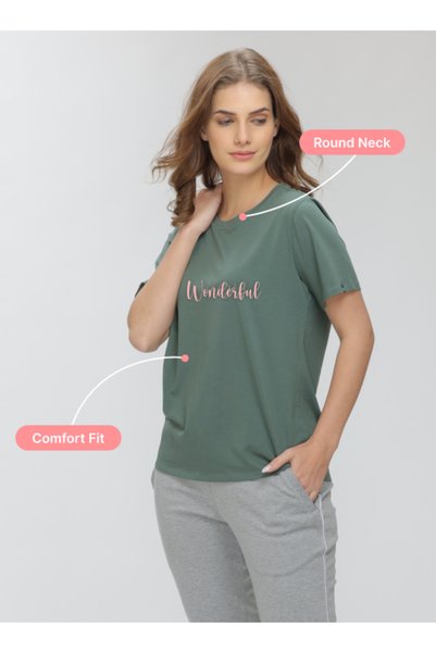 ParisBeauty Cool T-Shirt with Round Neck - L