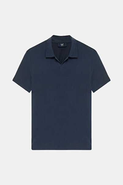 W Collection LACİVERT STANDART KALIP POLO YAKA T-SHİRT