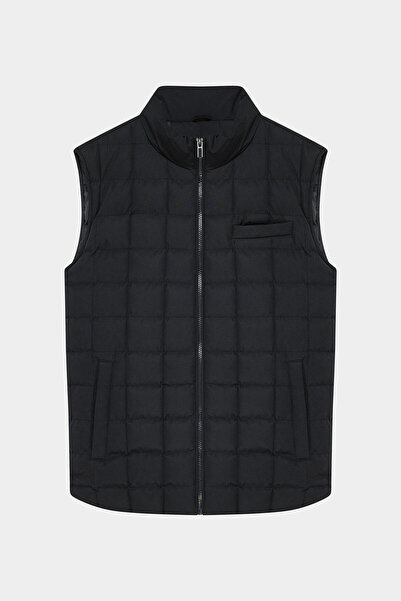 W Collection FERMUARLI SİYAH YELEK