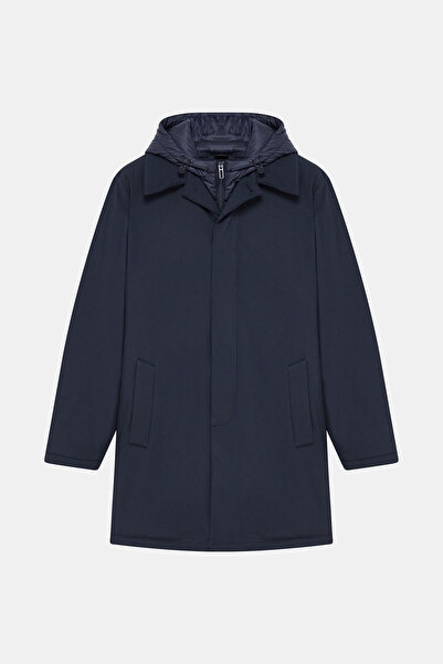 W Collection KAPUŞONLU LACİVERT PARKA