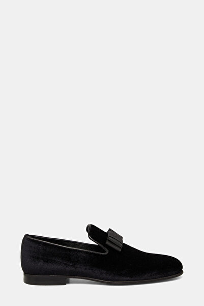 W Collection SİYAH KADİFE AYAKKABI