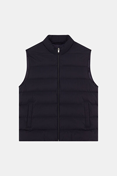 W Collection LACİVERT DÜĞMELİ YELEK