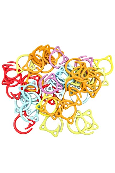 Choice1 30pcs Multicolor 30/50/100/200PCS Cat Stitch Markers for Knitting Spi...