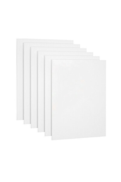 Choice 6pcs Canvas Panel 6/8pcs Canvas Panels, Gesso Primed White Blank Canva...