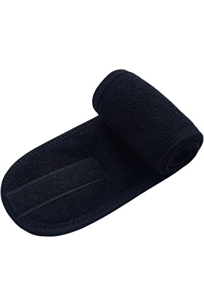 Arabest Terry Cloth Makeup Headband and Wristband Set,Black Spa Hair Band for...