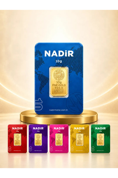 Topaloğlu 10 Gram Nadir Altın 24 Ayar Külçe Altın