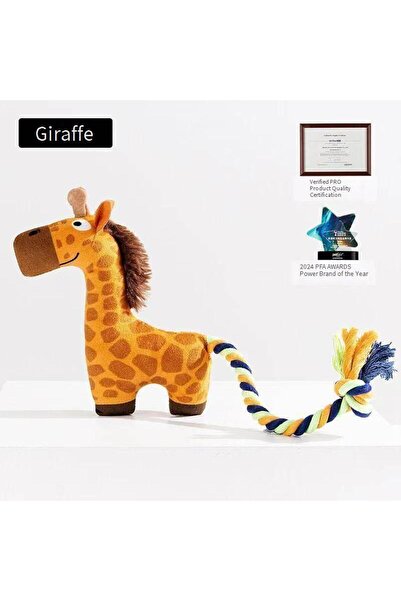 Choice3 Giraffe-30cm Pet Crocodile Chew Knotted Indestructible Plush Raw Dog ...