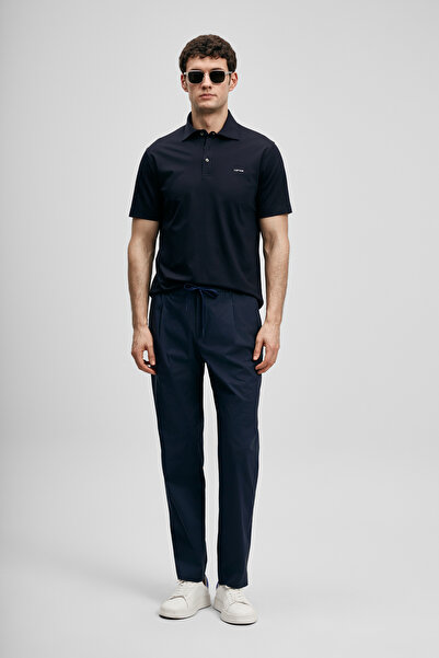 Lufian Malrıc Smart Erkek Chino Pantolon Slim Fit Lacivert