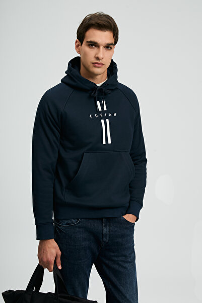 Lufian Decland Erkek Sweatshirt Lacivert