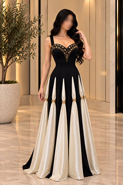 GORI FASHION فستان شك يدوي تدخيله شانطون فاخر