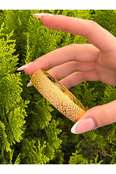 TOPALOĞLU ALTIN 8 Ayar Altın Çizgili Bilezik Hediyelik 7.50 gr