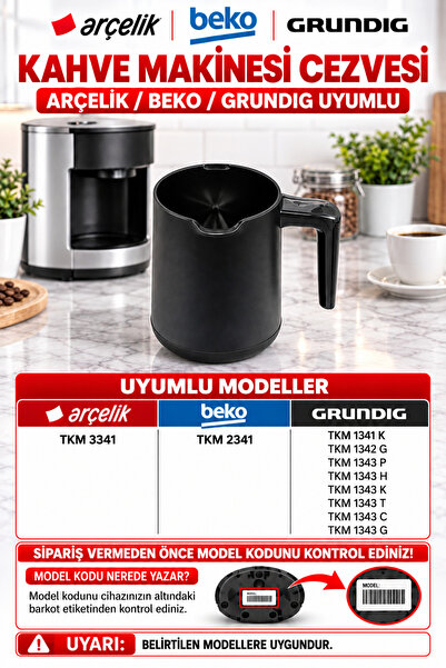 Arçelik TKM 3341 Cezve  Yedek Parça