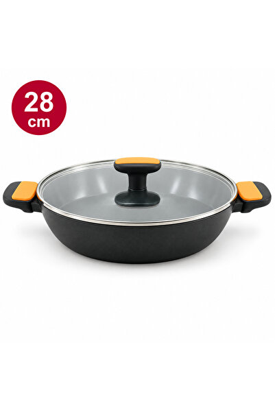 FACKELMANN Ceramic Nonstick Casserole with Lid 28cm