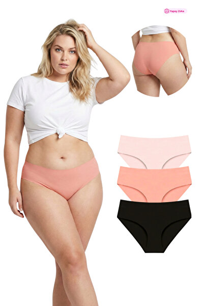 Newlilla 307 Women's Seamless Laser Bato Panties Pack 307-v3