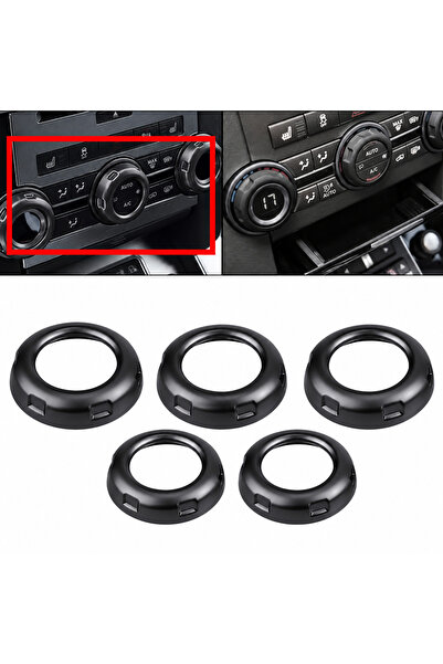 Land Rover Discovery 4 Klima Kontrol Düğmesi 5'li Set Siyah 2010-2016
