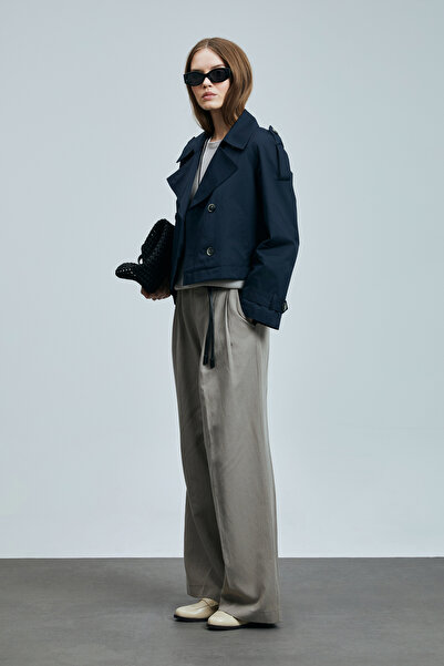 Lufian Carla Women's Outerwear Navy Blue