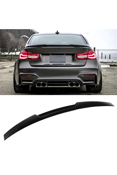 autogp Bmw F30 bagaj üstü spoiler F80 m3 yarasa tip pianoblack boyalı