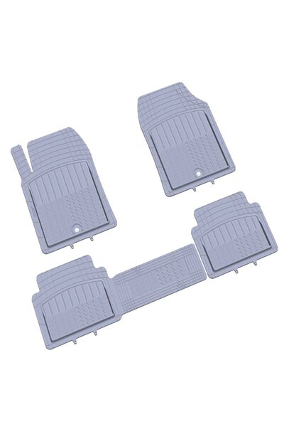 Pufi Kauçuk Paspas Universal Racing Havuzlu Gri / TEPAY511-G