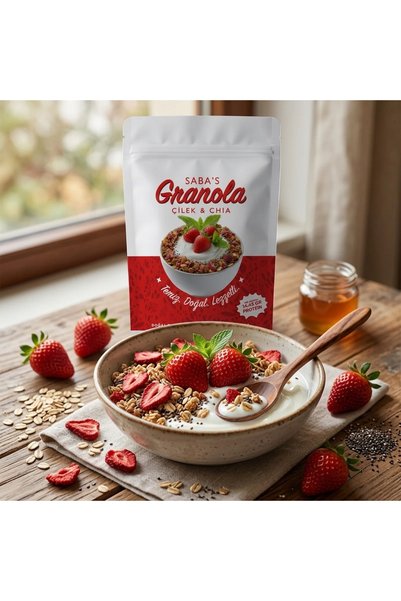 Saba's Granola Çilek-Chia 300 Gr