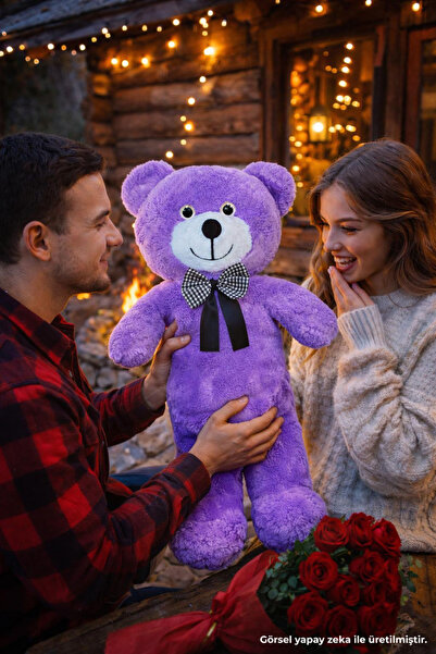 Özgüner Oyuncak Büyük Boy 50 cm Peluş Ayı – Romantik Özel Gün Hediyesi