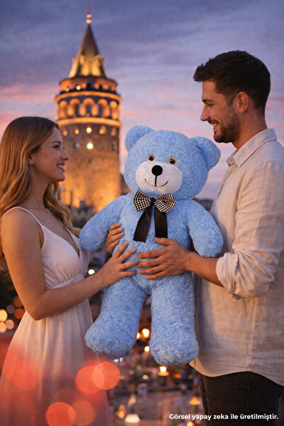 Özgüner Oyuncak Büyük Boy 50 cm Peluş Ayı – Romantik Özel Gün Hediyesi